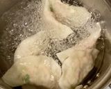 鶏ひき肉とセロリのレモン風味水餃子作り方4写真