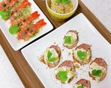 蒸しエビでおつまみ♪アンチョビソース作り方4写真