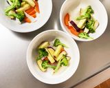 根菜茄子キムチきな粉坦々麺味温野菜サラダ作り方8写真
