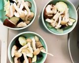 根菜茄子キムチきな粉坦々麺味温野菜サラダ作り方11写真