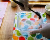 簡単おやつ★苺とパイナップルのクラフティ作り方6写真