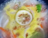 【スープ食】レタスの塩レモンスープパスタ作り方3写真