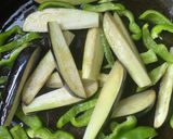 茄子と牛ハラミの味噌炒め　新米を美味しく作り方2写真