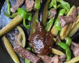 茄子と牛ハラミの味噌炒め　新米を美味しく作り方4写真