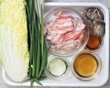 中華風白菜鍋（ピエンロー）ごま油風味❤作り方1写真