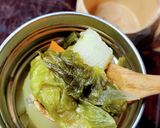 【スープ食】レタスの塩レモンスープパスタ作り方7写真