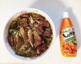 ぶりの漬け丼（麺つゆ、醤油、ごま油他）作り方8写真