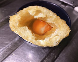 油揚げ玉子の巾着とワカメのほっこり味噌汁作り方5写真