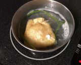油揚げ玉子の巾着とワカメのほっこり味噌汁作り方9写真