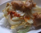 米粉でサクサク♫後のせ親子丼作り方6写真