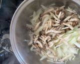 白菜の重ね炒めミルクスープ作り方3写真