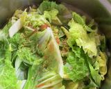 白菜の重ね炒めミルクスープ作り方8写真
