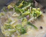 白菜の重ね炒めミルクスープ作り方9写真