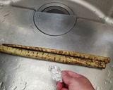皮を焼いて香ばしい！鬼旨鶏ごぼう煮作り方1写真