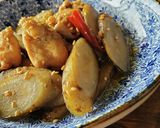 皮を焼いて香ばしい！鬼旨鶏ごぼう煮作り方9写真