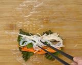 エビとクリームチーズの生春巻き作り方4写真