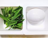 町中華（ミッキー飯店）の混ぜないニラ玉作り方1写真