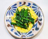 町中華（ミッキー飯店）の混ぜないニラ玉作り方4写真