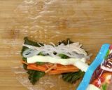 エビとクリームチーズの生春巻き作り方5写真