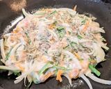波里 お米の粉お料理自慢の薄力粉のチジミ作り方1写真