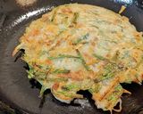 波里 お米の粉お料理自慢の薄力粉のチジミ作り方2写真