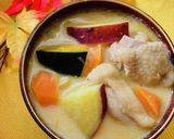 ほっこり♪具たくさん豆乳味噌汁☆作り方5写真