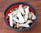 レンジで！きのことひき肉のアラビアータ作り方3写真
