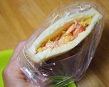 食パンのサコッシュ☆キャベツ×ウインナ作り方6写真
