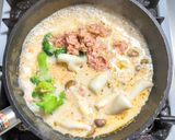 投稿済みのトマトクリーム煮でスープパスタ作り方3写真