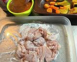 鶏肉とひよこ豆のカレー作り方1写真