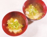 豆腐ととろろ昆布のすまし汁作り方7写真