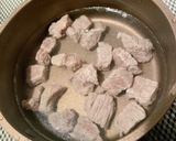 牛スネ豆乳スープ(チーズ入り)作り方2写真
