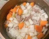 牛スネ豆乳スープ(チーズ入り)作り方5写真
