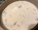 牛スネ豆乳スープ(チーズ入り)作り方7写真