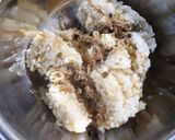 朝昼夕♪薄焼き卵でちりめん山椒玄米結び作り方4写真