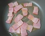 さつま芋と柿のベーコンチーズ焼き作り方2写真