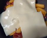 さつま芋と柿のベーコンチーズ焼き作り方5写真