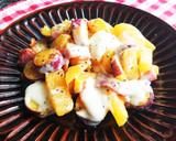 さつま芋と柿のベーコンチーズ焼き作り方7写真