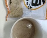 すりごま入りホットミロ作り方3写真