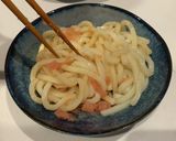 山下の本気うどん風！明太バター醤油うどん作り方4写真