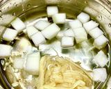 地元の味♡冬瓜の味噌汁作り方4写真