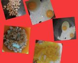 【男飯】ソーセージ目玉焼きご飯作り方2写真