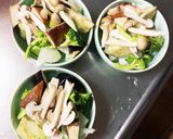 レンジ肉無豆腐味噌きな粉パスタ味野菜炒め作り方11写真