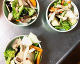 レンジ肉無豆腐味噌きな粉パスタ味野菜炒め作り方12写真