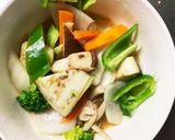 レンジ肉無豆腐味噌きな粉パスタ味野菜炒め作り方14写真