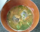 サバ缶でカレー風味ほっこり味噌汁作り方4写真
