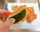 15分 甘さ控えめかぼちゃ煮付作り方1写真