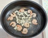 えびとツナのクリームパスタ作り方2写真