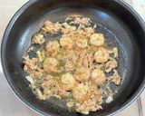 えびとツナのクリームパスタ作り方5写真