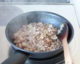 ひき肉＆木耳で【ベトナム風オムレツ】作り方2写真